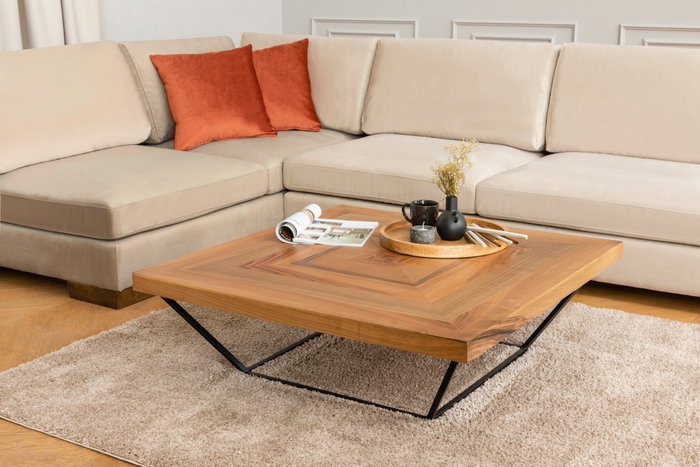 Atelier Del Sofa Tulip Sofá Esquinero Izquierdo con Puf - Beige Atelier Del Sofa Tulip Sofá Esquinero Izquierdo con Puf - Beige